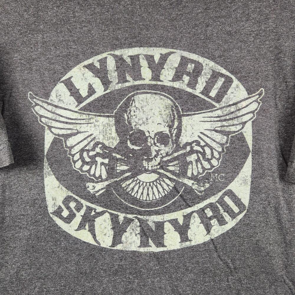 Vintage Lynyrd Skynyrd Winterland Shirt Mens XL Gray Skull Wings Graphic Rock